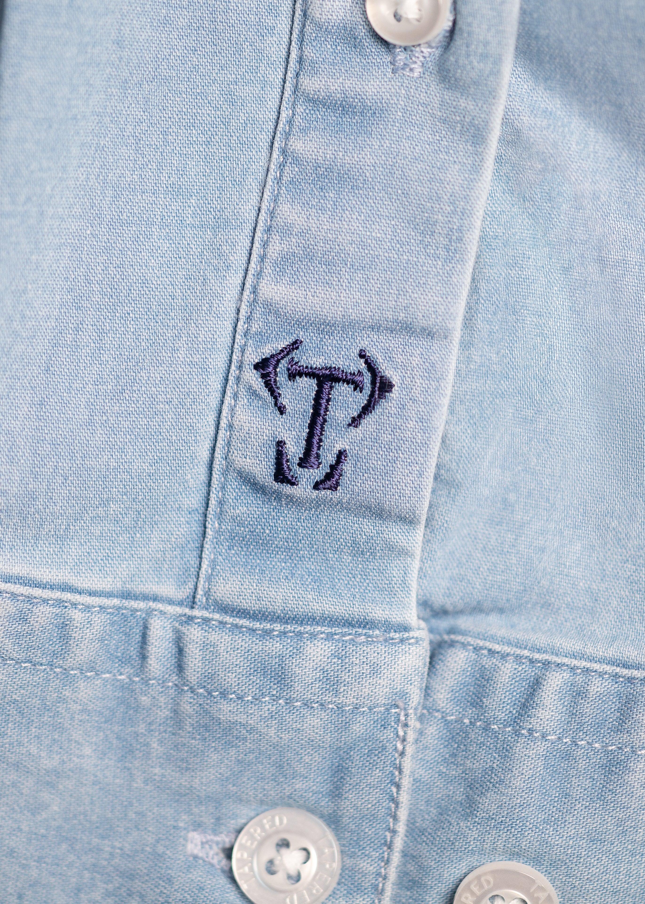 Light Wash Denim Vittorini Fit Shirt