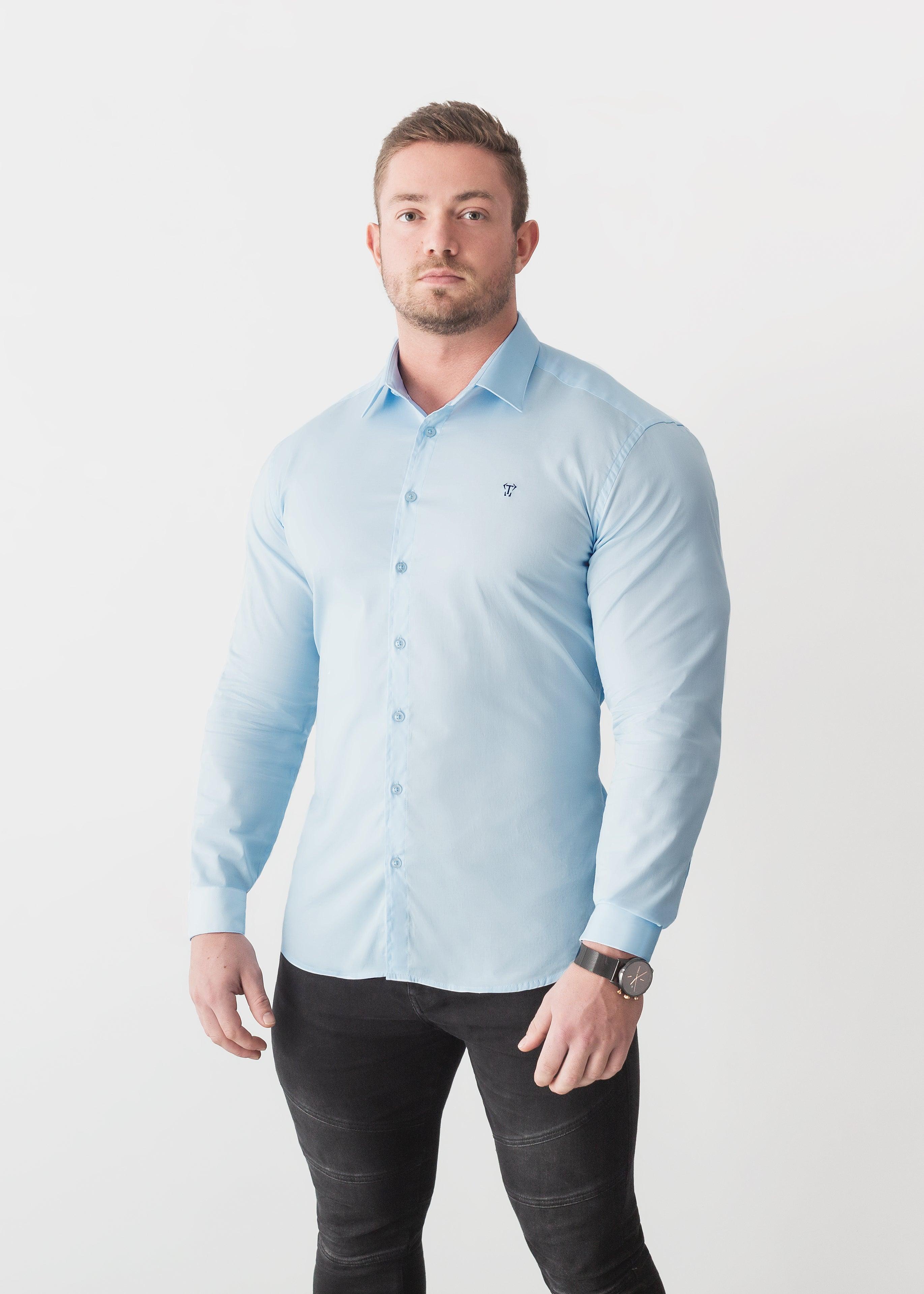 Light Blue Vittorini Fit Shirt