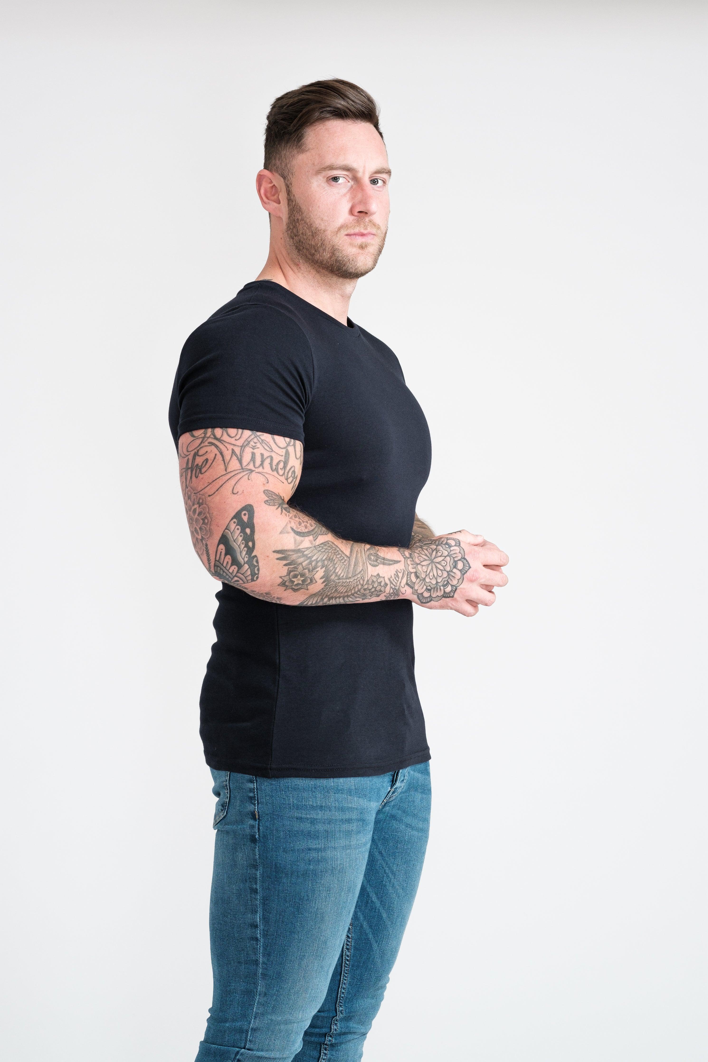 Navy Vittorini Fit T-Shirt