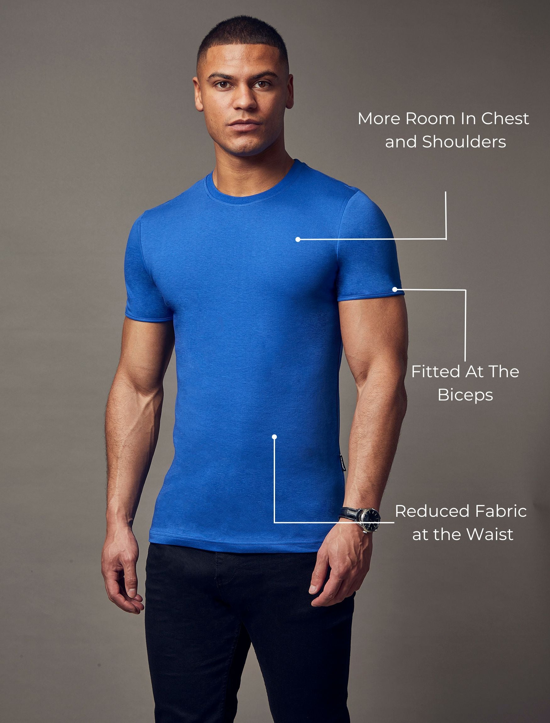 Indigo Blue Vittorini Fit T-Shirt