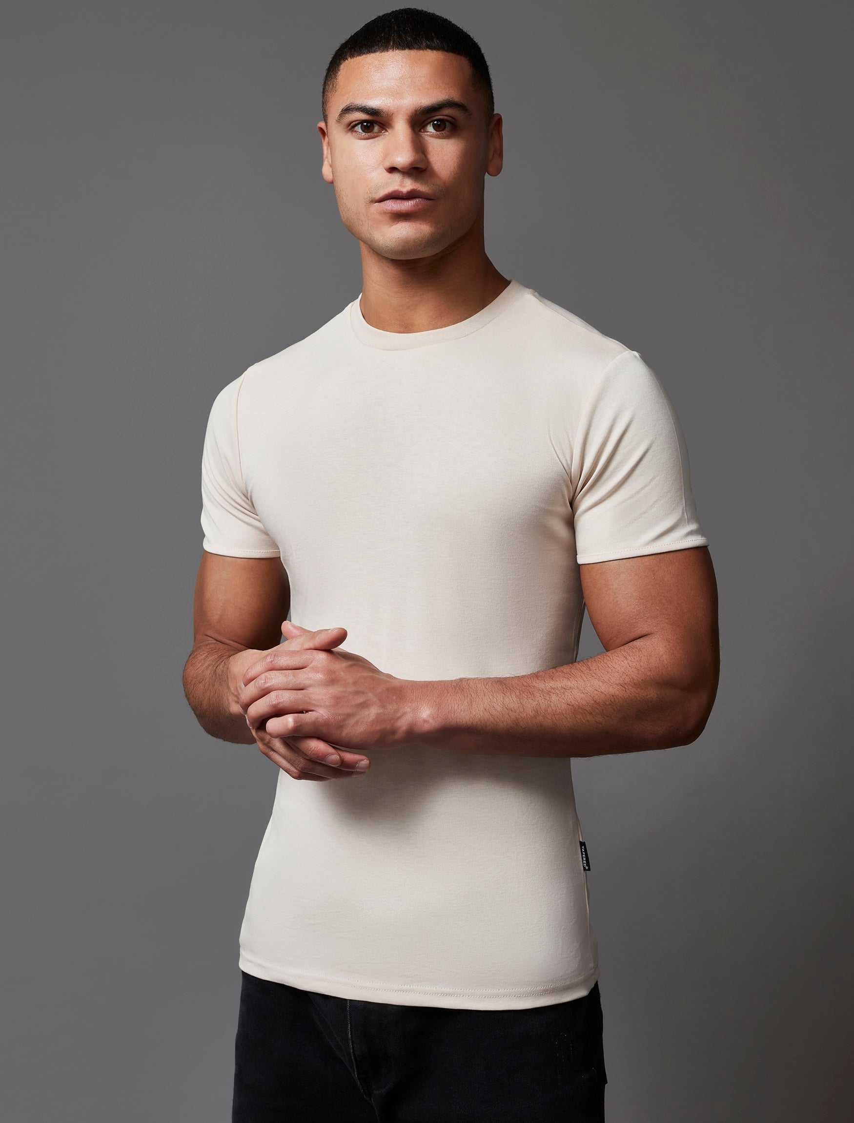 Beige Vittorini Fit T-Shirt