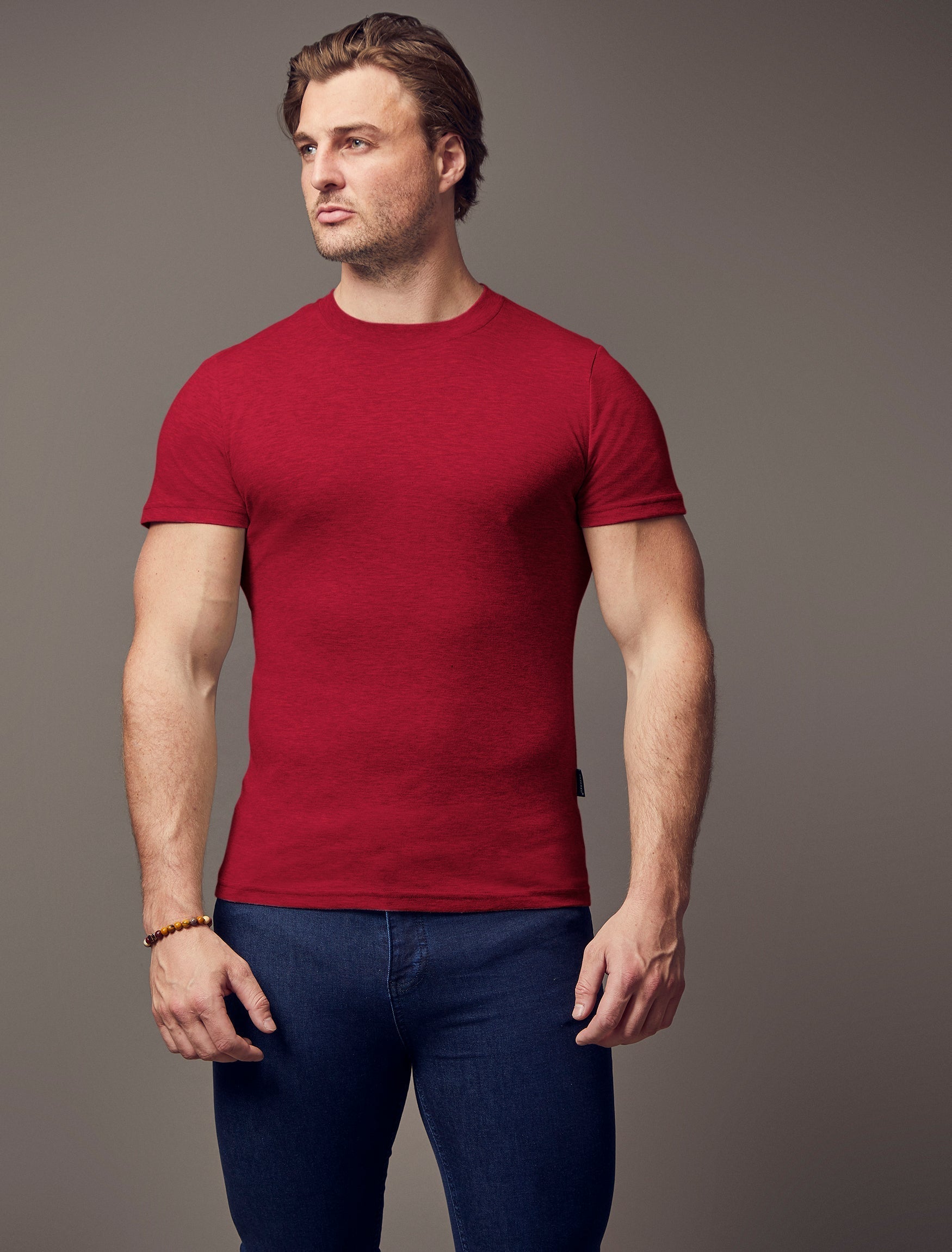 Burgundy Vittorini Fit T-Shirt