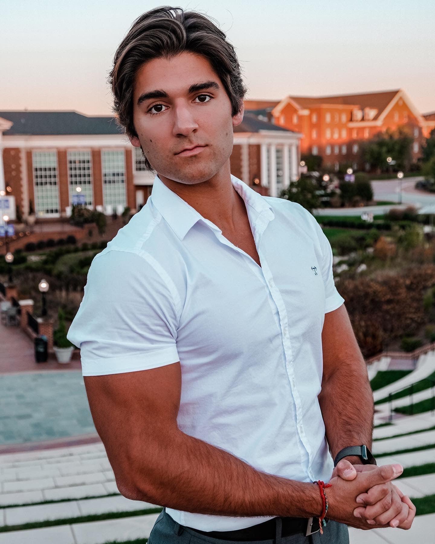 White Short Sleeve Vittorini Fit Shirt