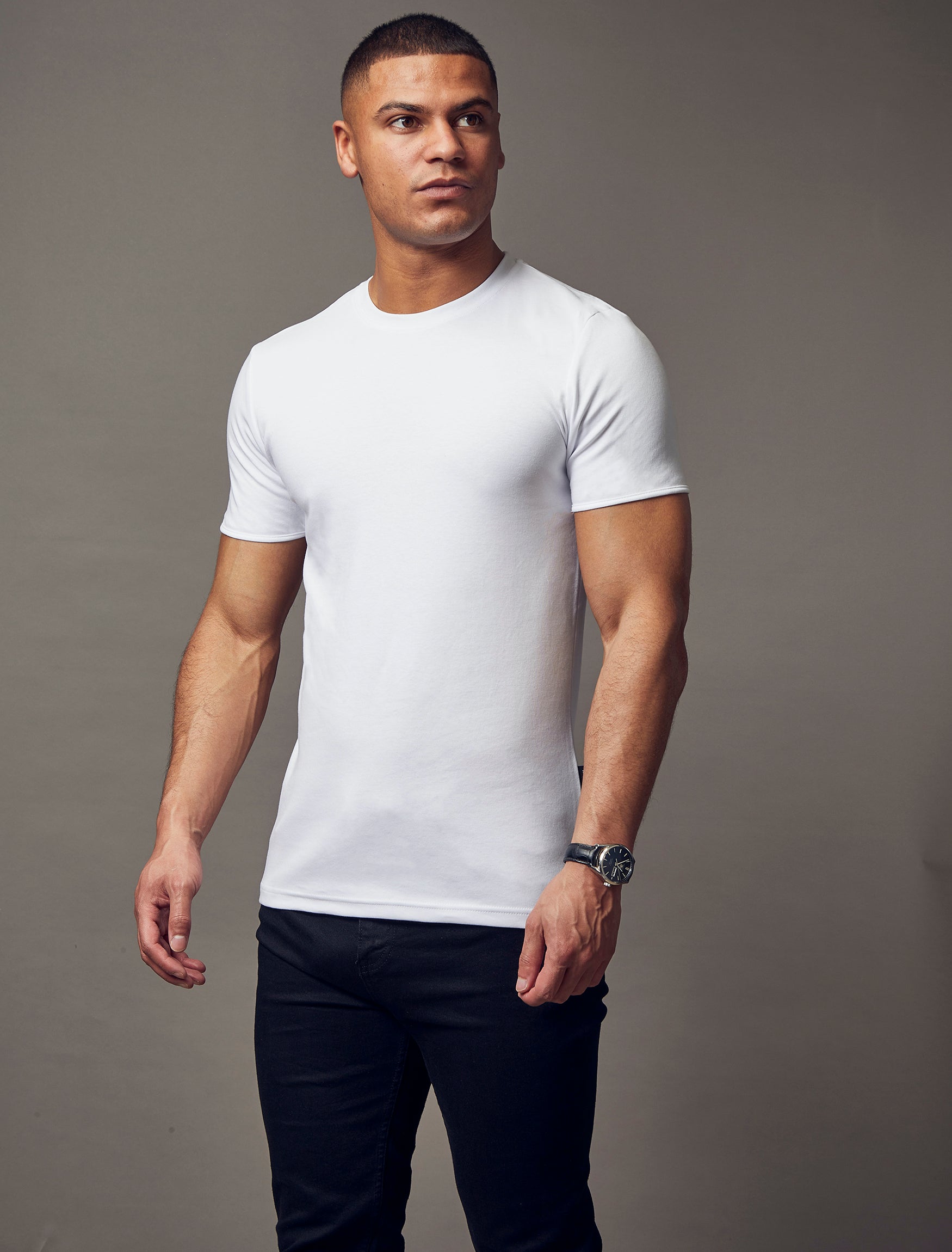 White Vittorini Fit T-Shirt