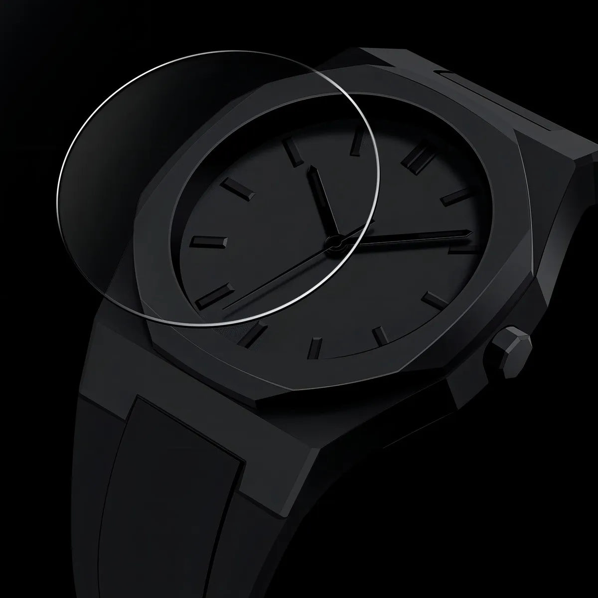 Orologio da Uomo Tutto Nero – Minimalista ed Elegante