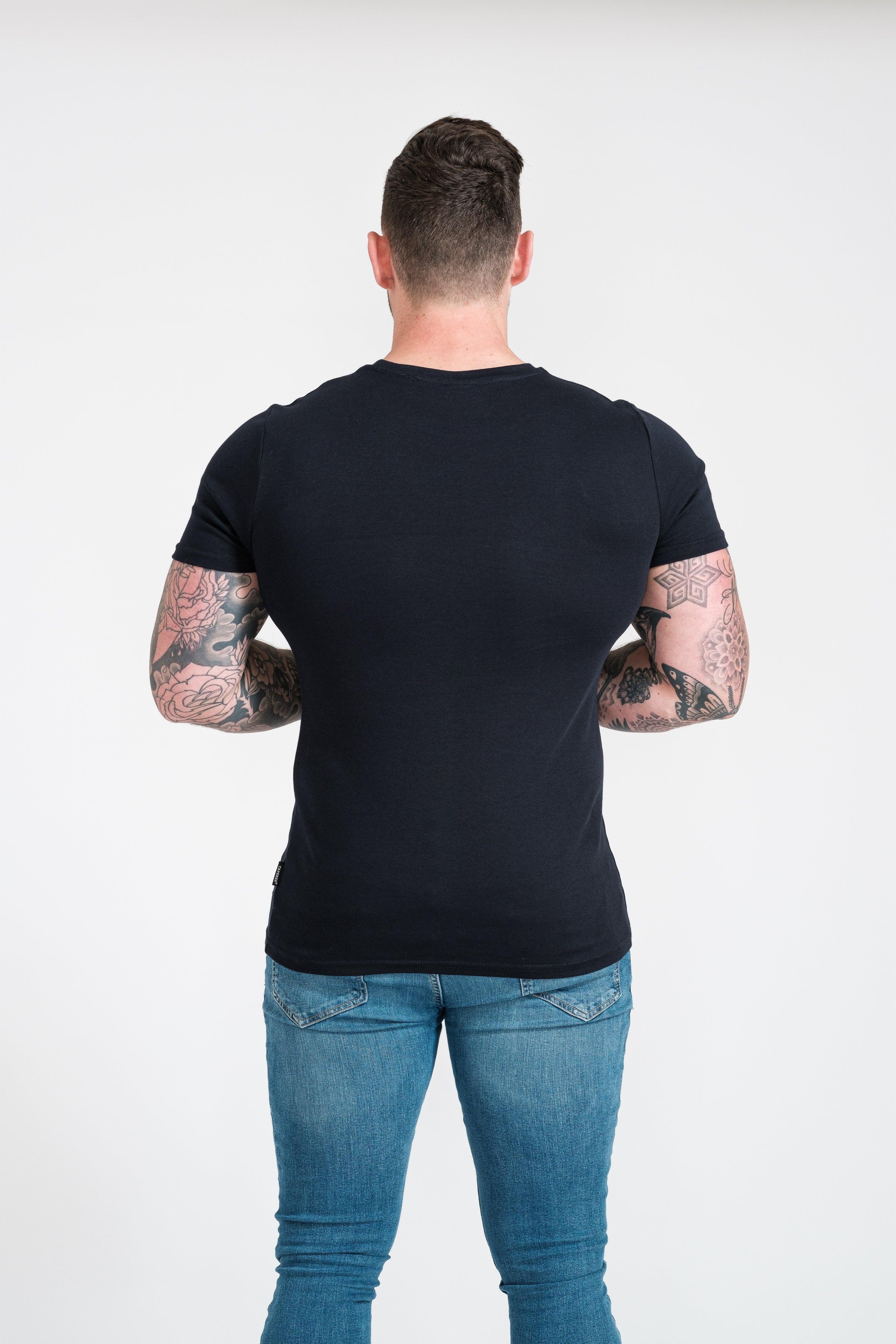 Navy Vittorini Fit T-Shirt