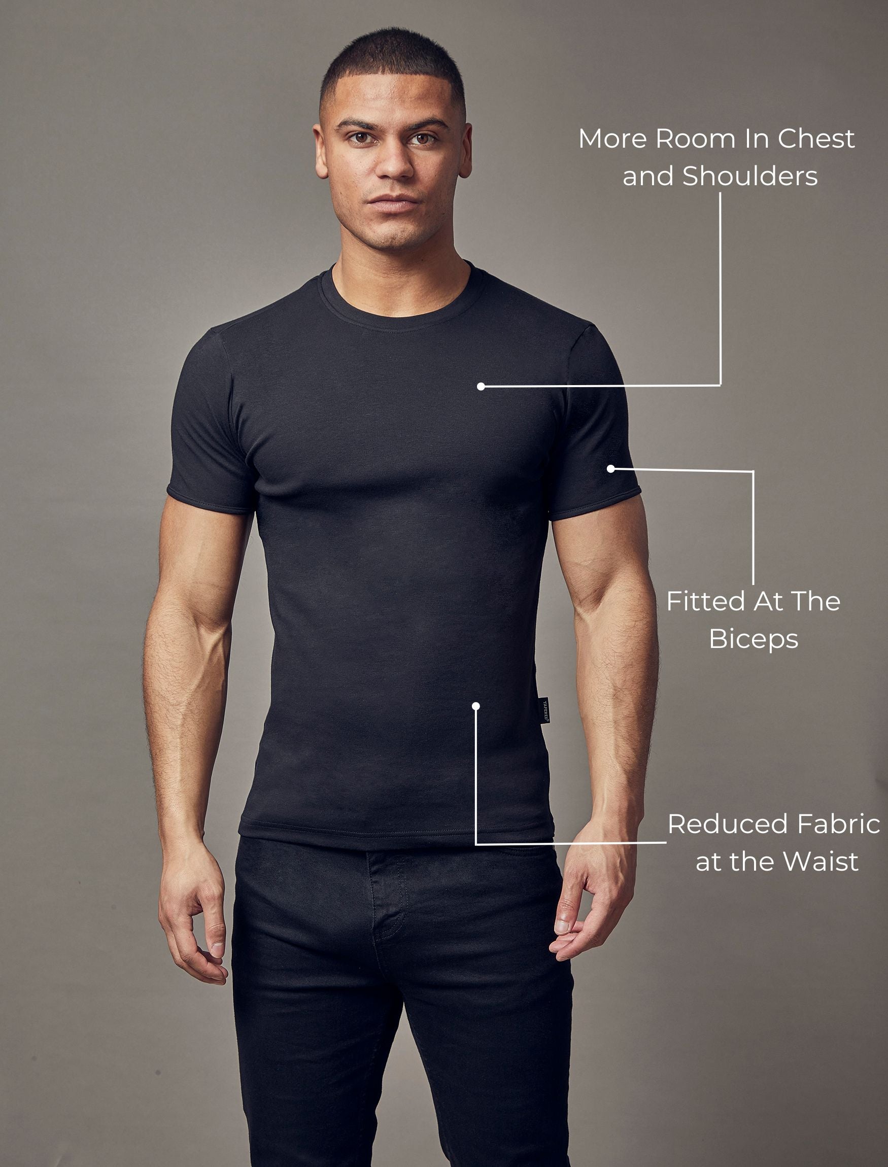 Black Vittorini Fit T-Shirt